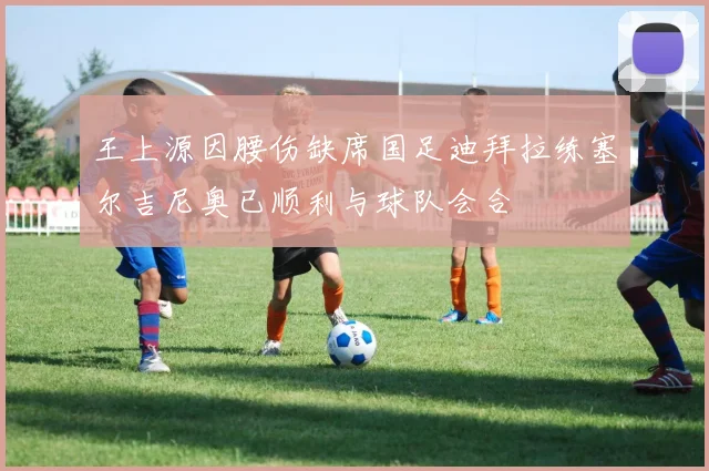 王上源因腰伤缺席国足迪拜拉练塞尔吉尼奥已顺利与球队会合